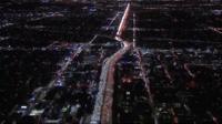 Los Angeles freeways filled with Thanksgiving travellers