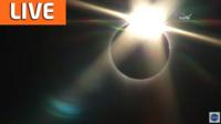 Diamond ring of the eclipse