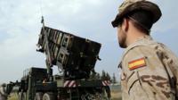 İspanya'nın İncirlik'e yerleştirdiği Patriot füzesi