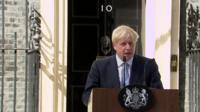 Boris Johnson in Downing Street