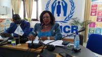 Gogo Hukportie (i buryo) aserukira HCR mu Burundi