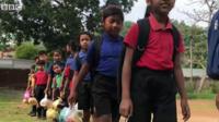 প্লাস্টিক বর্জ্য দিয়ে স্কুলের বেতন