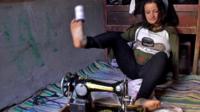 Egyptian seamstress Baraka Shenouda