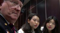 Korean vets meet students