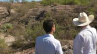 Looking at the border