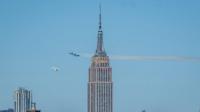 New York City flyover