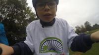 Dade - one of the youngsters enjoying Parkride