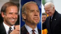 Joe Biden across the years