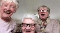 Doreen Burns, Dotty Robinson and Carol Spark