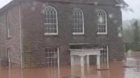 House under water