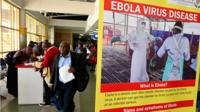 Contrôle sanitaire à la frontière dans le cadre de la lutte contre Ebola