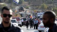 Scene of attack at Har Adar (26/09/17)