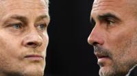 Ole Gunnar Solskjær and Pep Guardiola