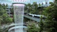 The world's largest indoor waterfall