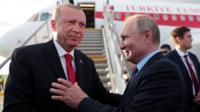 Реджеп Эрдоган и Владимир Путин