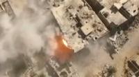 Drone Footage Reveals Syria Devastation - BBC News