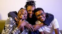 Ms Washington and grandchildren