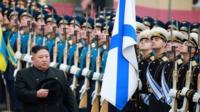 North Korean leader Kim Jong-un arrives in Vladivostok, 24 April 2019