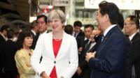 Prime Minister Theresa May in Japan