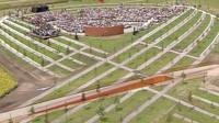 The memorial lies at the centre of a park where 298 trees have been planted