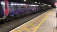 Hull Trains' carriage on fire