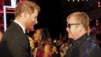 Prince Harry and Sir Elton John