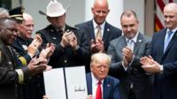 Donald Trump signs executive order