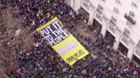 People's Vote march in central London