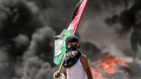 ガザで抗議集会にイスラエル軍発砲 近年最悪の死傷者数
