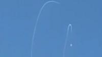 Rockets in sky over Israel