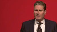 Sir Keir Starmer at Labour Party conference