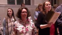 Choir members