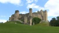 Conisbrough Castle in South Yorkshire