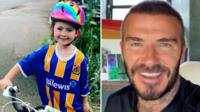 Betty and David Beckham