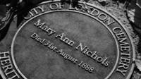 Gravestone of Mary Ann Nichols, one of Jack the Ripper's victims