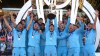 England lift World Cup trophy