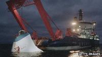 Wreckage of M/S Estonia raised