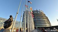 European Parliament building in Strasbourg