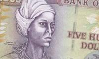 Image de Nanny sur le billet de banque de 500 $ de la Jamaïque