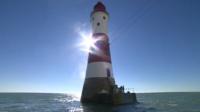 The Beachy Head lighthouse in East Sussex