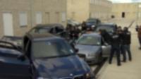 Police on a training exercise