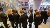 Looking at the newsroom