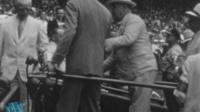 Screenshot of Pennsylvania State Archives video of FDR