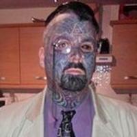 Body Art with a monacle