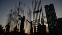 Mumbai construction site