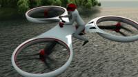 The flying bike