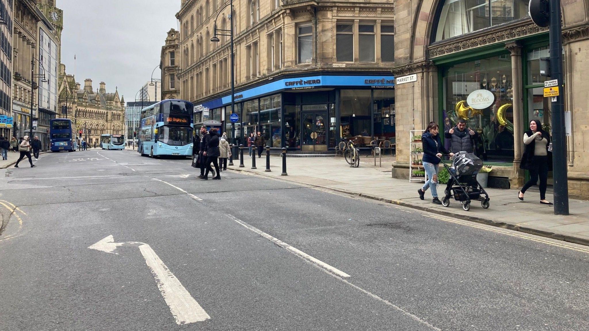 Market Street in Bradford city centre