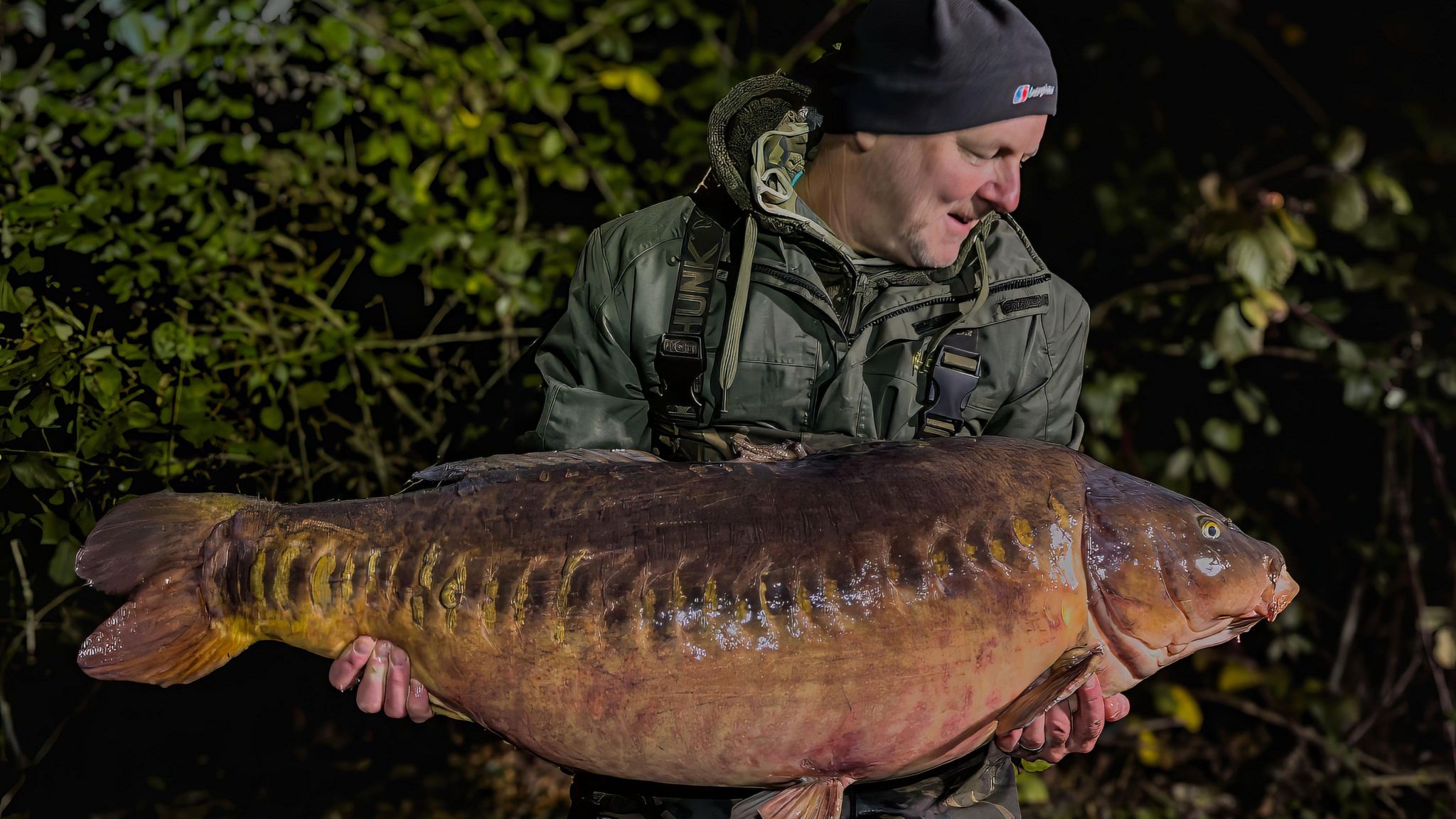 Spencer Lunn holding the fish