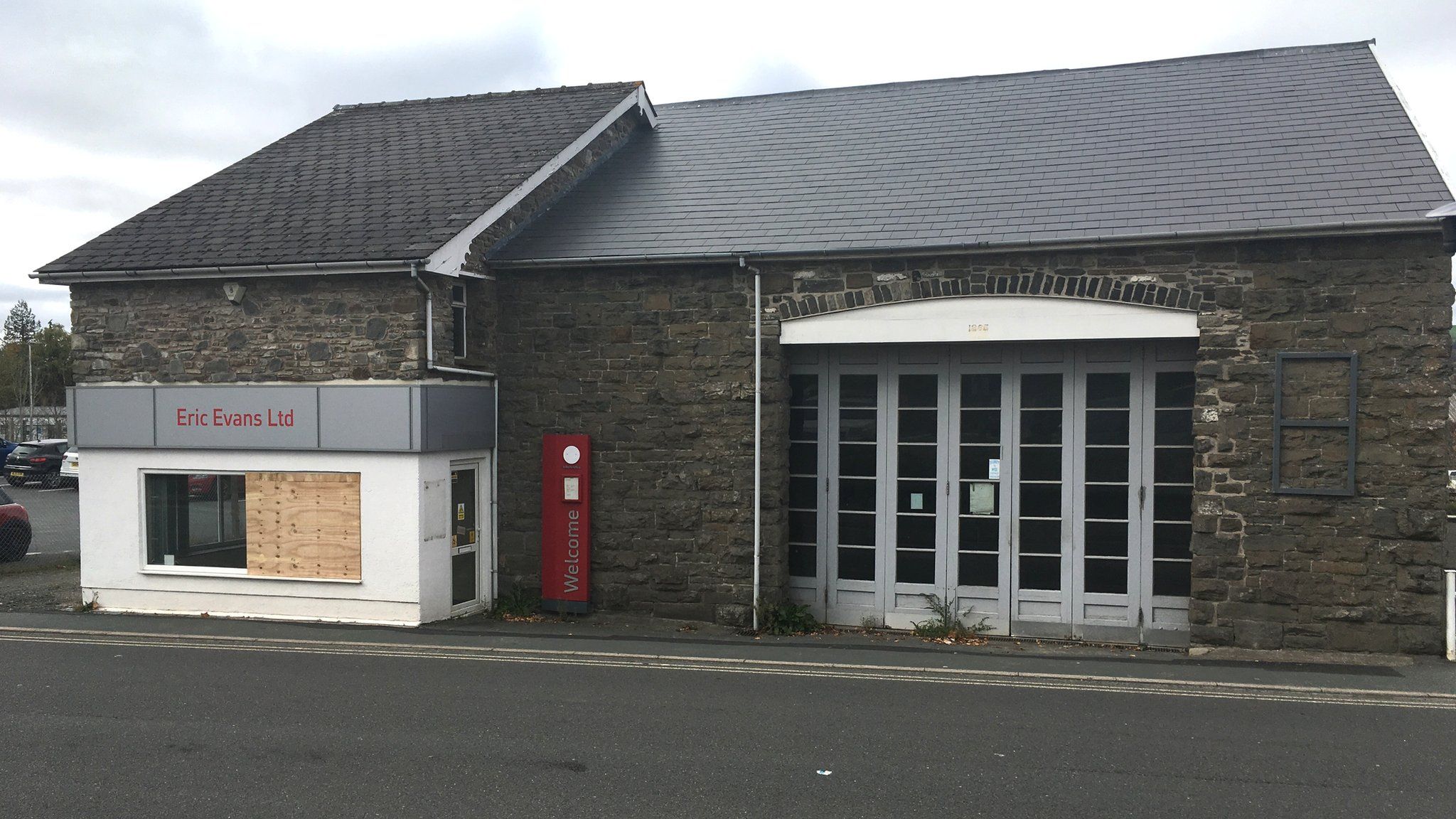 Former railway shed in Llandrindod Wells, Powys