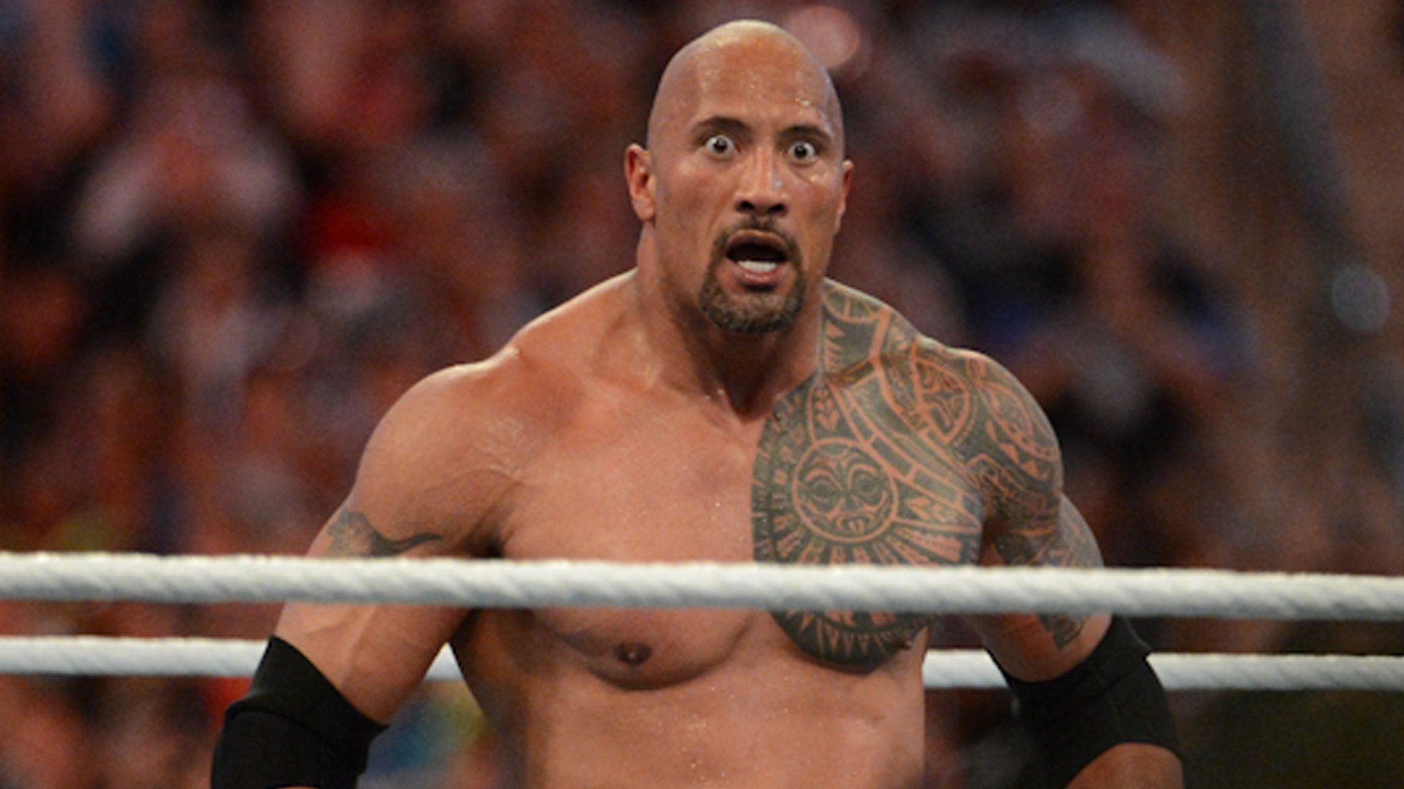 WWE: Dwayne 'The Rock' Johnson returns to the ring - BBC Newsround